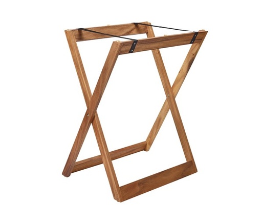 [7115] Dienbladstandaard 45.0x56.0x(h)77.0cm hout lichtbruin
