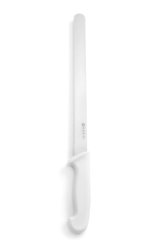 [5245] Broodmes 43.0cm, lemmet 30.0cm wit pp handvat
