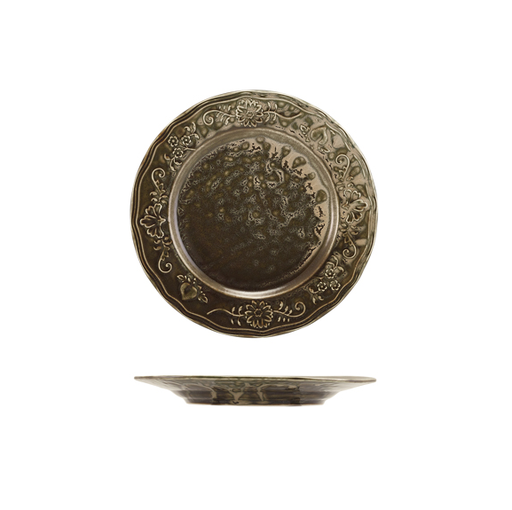[11035] Bord winged plat 26.0cm Reverie Ivy Genware